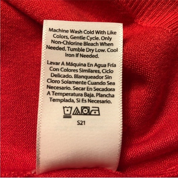 Sofia Vergara Red Versatile Ruffle Tank Knit Sweater Size XL - Picture 9 of 10